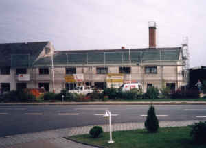 Unser Haus w�hrend des Umbaus